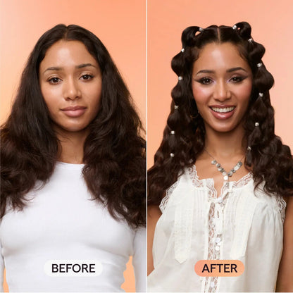 🔥Limited-Time Free Shipping!🔥3-Barrel Hair Waver Bundle – Effortless Beach Waves with Less Frizz & Heat Damage