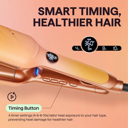 🔥Limited-Time Free Shipping!🔥3-Barrel Hair Waver Bundle – Effortless Beach Waves with Less Frizz & Heat Damage