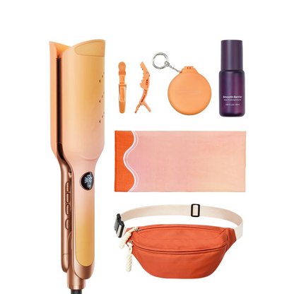 🔥Limited-Time Free Shipping!🔥3-Barrel Hair Waver Bundle – Effortless Beach Waves with Less Frizz & Heat Damage
